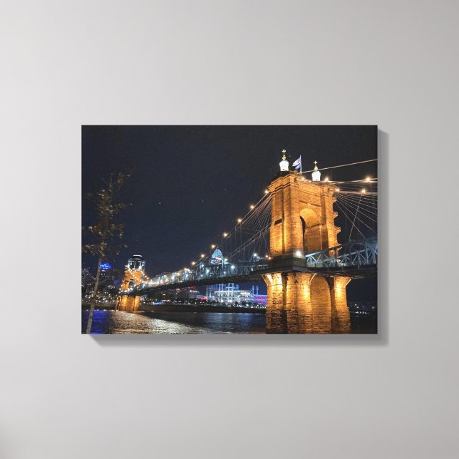 Downtown Cincinnati  Canvas Print (Front)
