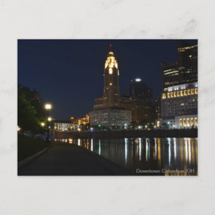 Downtown Columbus, OH Skyline Postcard