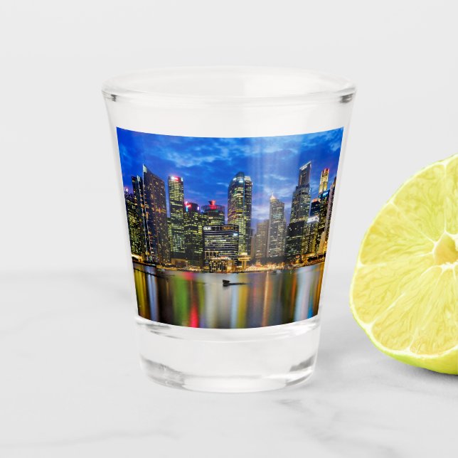 Downtown core shot glass (Front)