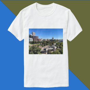 Downtown Denver Colorado Skyline Photo T-Shirt
