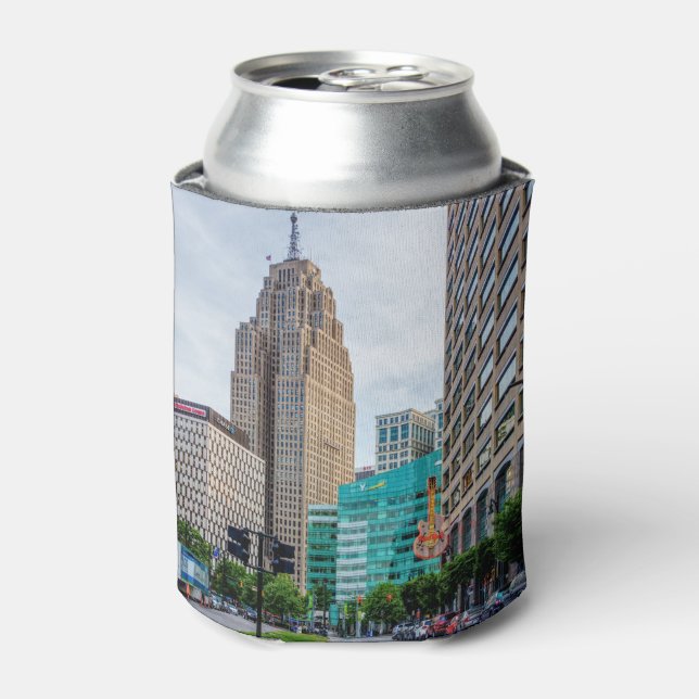 Downtown Detroit Can Cooler (Can Front)