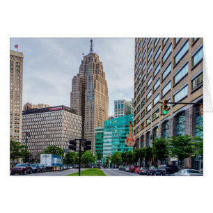 Downtown Detroit Card