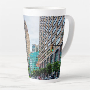 Downtown Detroit Latte Mug