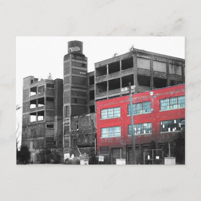 Downtown Detroit Postcard (Front)