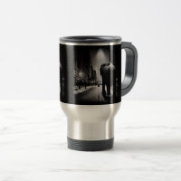 Downtown Elephant Travel/Commuter Mug, 15 oz 