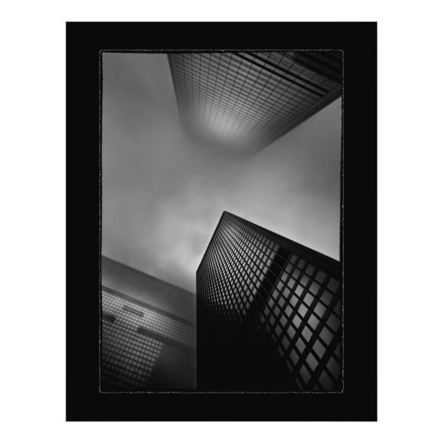 Downtown Fogfest No 1 with Border Photo Print (Front)