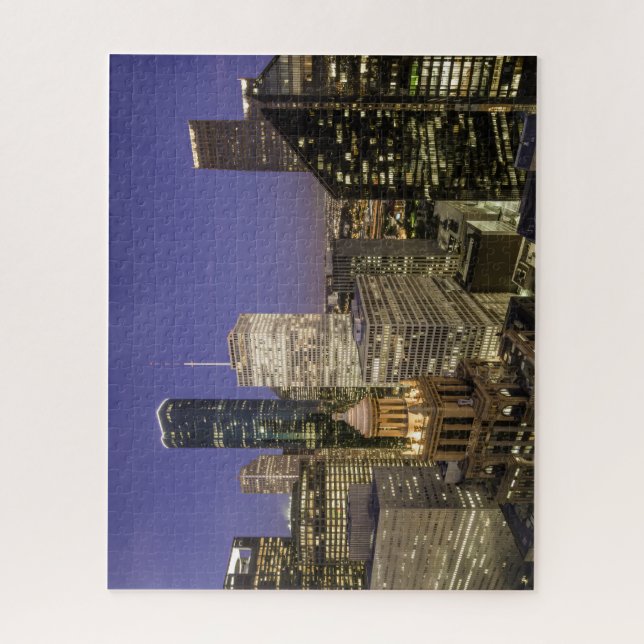 Downtown Houston 520 piece puzzle (Vertical)