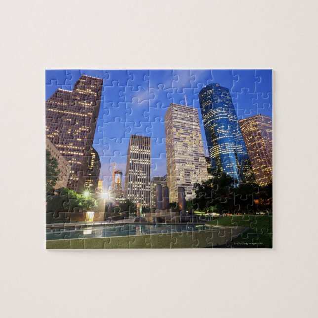 Downtown Houston, Texas Jigsaw Puzzle (Horizontal)