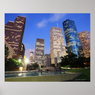 Downtown Houston, Texas Poster