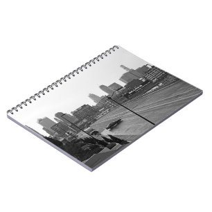 Downtown Kansas City, Missouri Black & White Photo Spiral Notebook