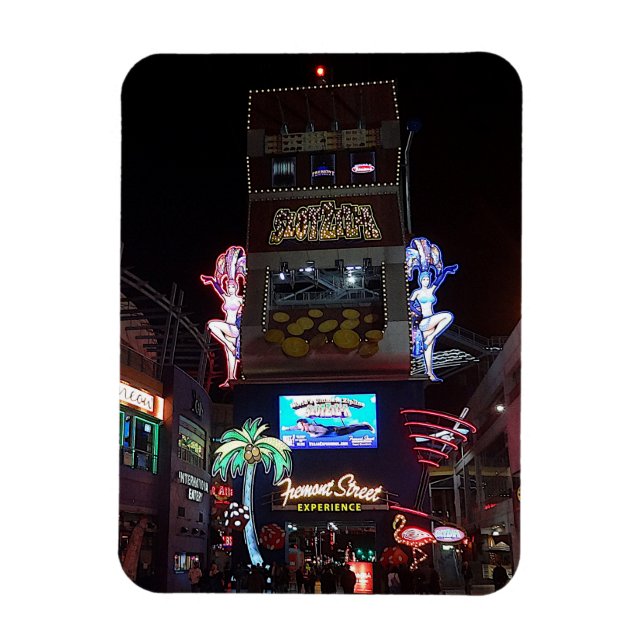 Downtown Las Vegas #7 Magnet (Vertical)