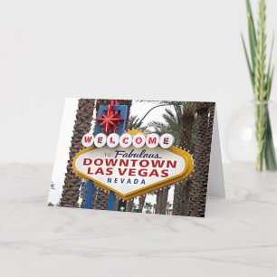 Downtown Las Vegas Greeting Card
