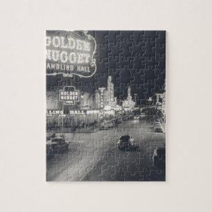 Downtown Las Vegas Retro Jigsaw Puzzle