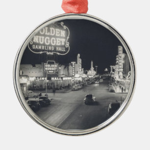 Downtown Las Vegas Retro Metal Tree Decoration