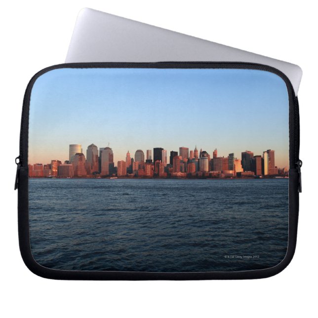 Downtown Manhattan at dusk Laptop Sleeve (Front)