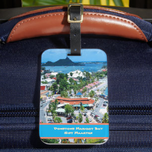 Downtown Marigot Bay, Sint Maarten Luggage Tag