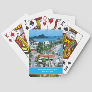 Downtown  Marigot Bay, Sint Maarten  Playing Cards