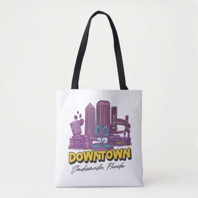 Downtown Neighbourhood Tote Bag (Front)