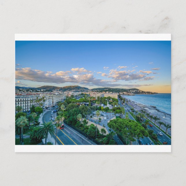 Downtown Nice, France Postcard (Front)