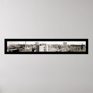 Downtown Norfolk, VA Photo 1919 Poster