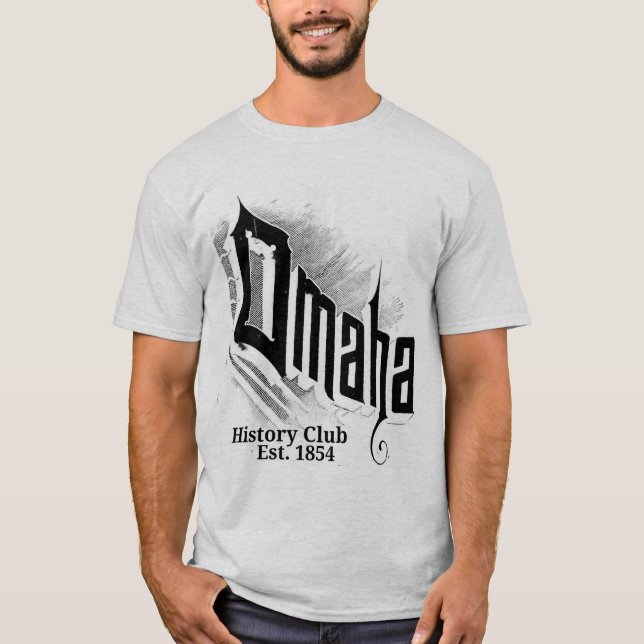 Downtown Omaha Ghost Sign T-Shirt (Front)