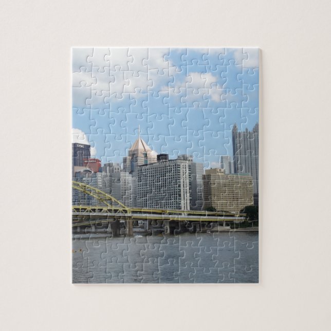 Downtown Pittsburgh Skyline Jigsaw Puzzle (Vertical)