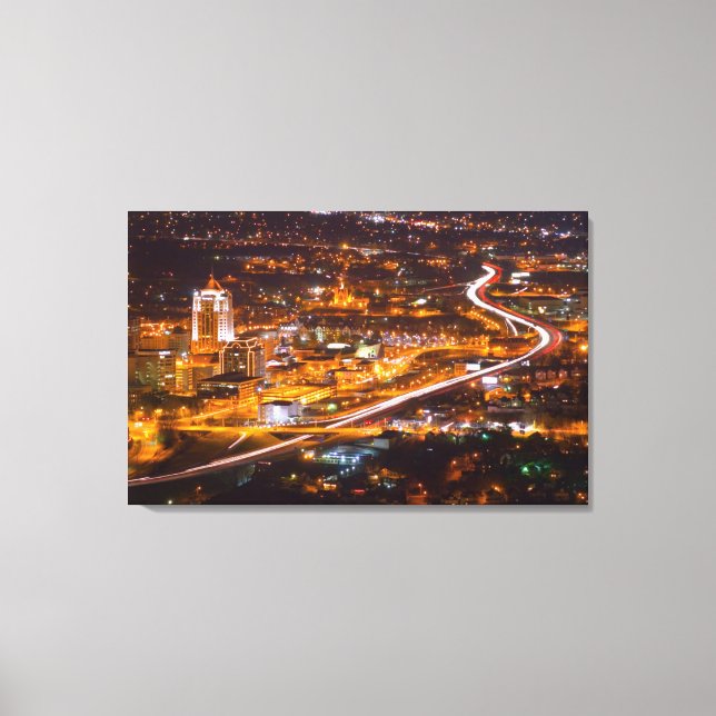 Downtown Roanoke, Virginia Canvas Print (Front)
