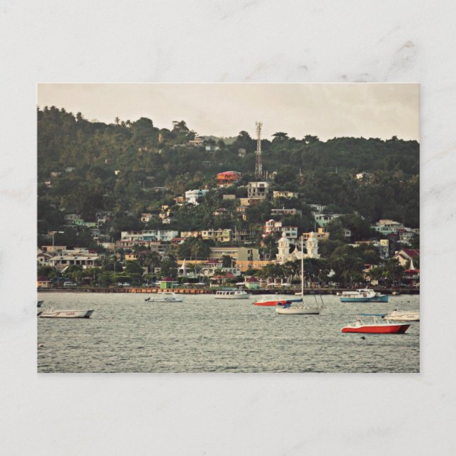 Downtown Samaná - Samaná, DR Postcard (Front)