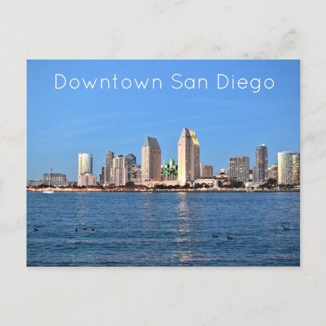 Downtown San Diego Holiday Postcard (Front)