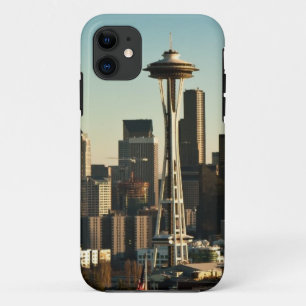 Downtown Seattle skyline and Space Needle Case-Mate iPhone Case
