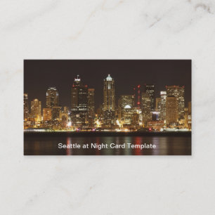 Downtown Seattle, Washington Business Card