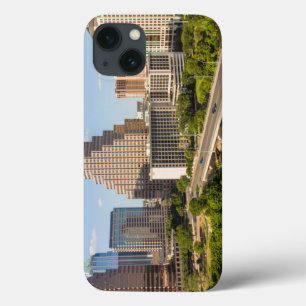 Downtown Skyline on Lady Bird Lake iPhone 13 Case
