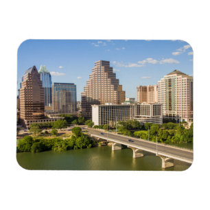 Downtown Skyline on Lady Bird Lake Magnet