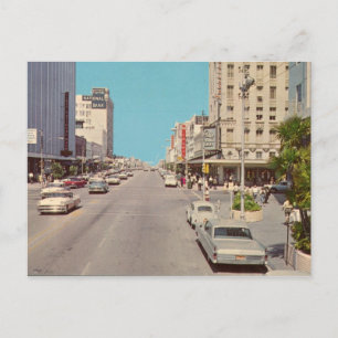 Downtown St. Petersburg FL Vintage Postcard