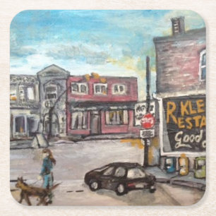 Downtown Willoughby,Ohio Dog Walk Coaster
