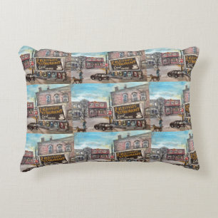 Downtown Willoughby, Ohio Dog Walk Pillow