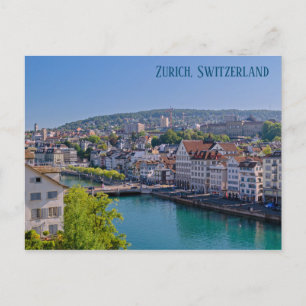 Downtown Zurich Postcard