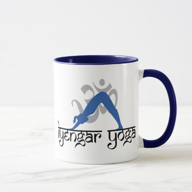 Downward Facing Dog Iyengar Yoga Mug (Right)