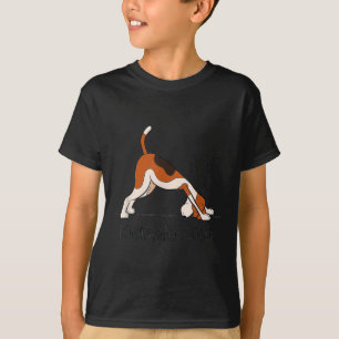 Downward Human - Men Womens Funny Dog Yoga T-Shirt