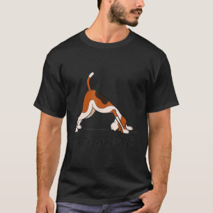 Downward Human - Men Womens Funny Dog Yoga T-Shirt