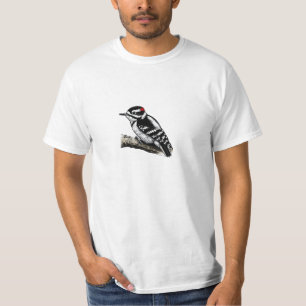 Downy Woodpecker bird Value T-Shirt