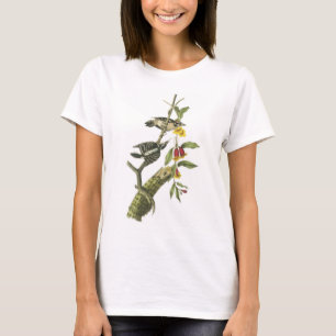 Downy Woodpecker by Audubon T-Shirt