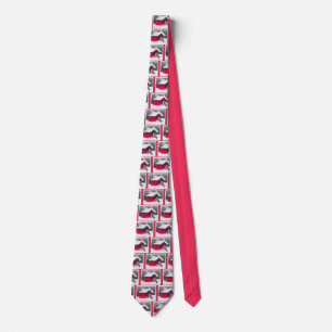 Downy Woodpecker Painting - Original Bird Art Tie