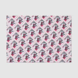 Downy Woodpecker Painting - Original Bird Art Tissue Paper