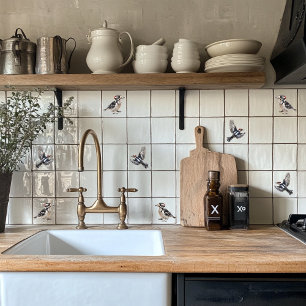 Downy Woodpecker  Tile