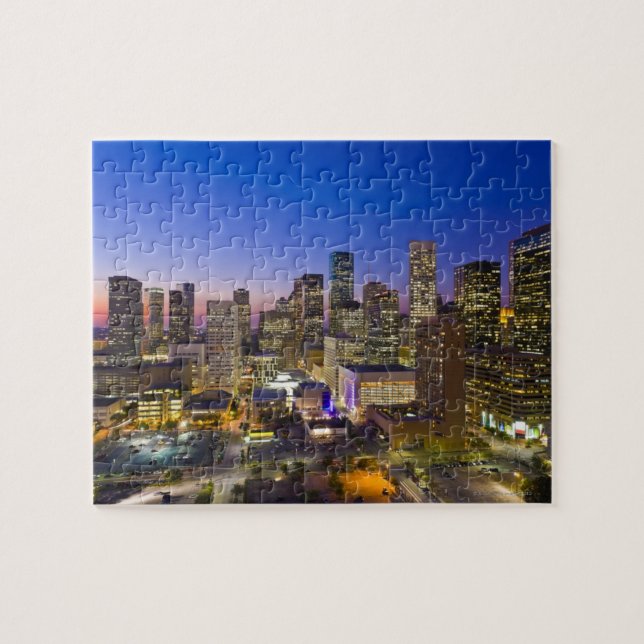 Dowtown Houston Jigsaw Puzzle (Horizontal)