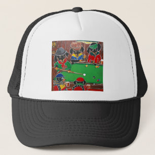 Doxie Billiards Trucker Hat