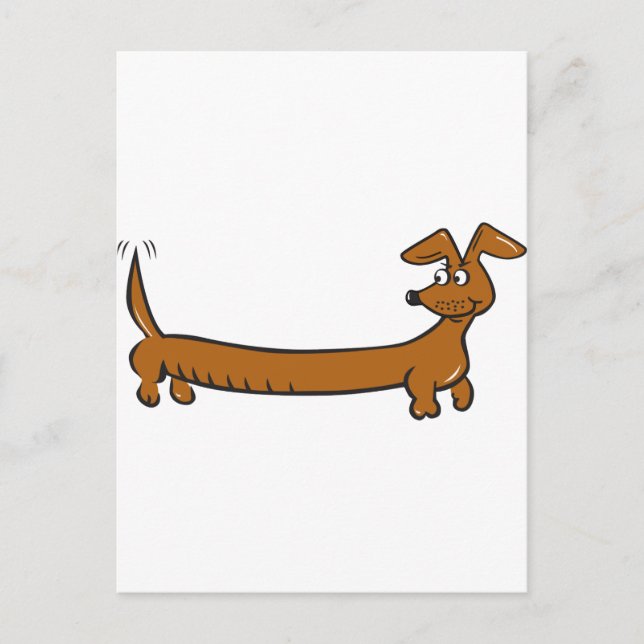 DOXIE-Cartoon Postcard (Front)