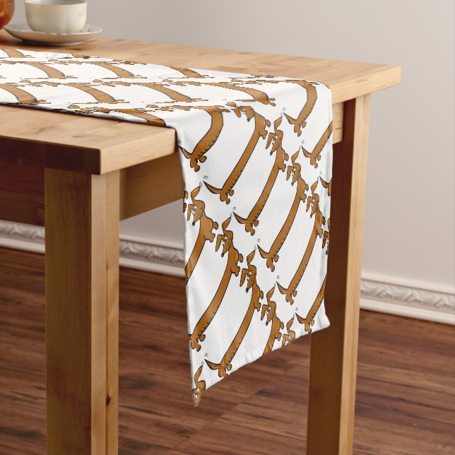 DOXIE-Cartoon Short Table Runner (In Situ)
