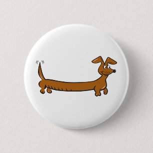 Doxie Dachshund 6 Cm Round Badge
